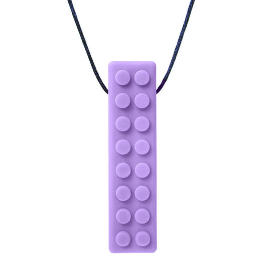 Brick Stick™ Textured Chew Necklace - Lavender XXT